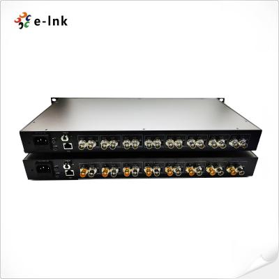 China 8Ch 3G-SDI plus 1Ch 10G Ethernet over Fiber Extender for sale