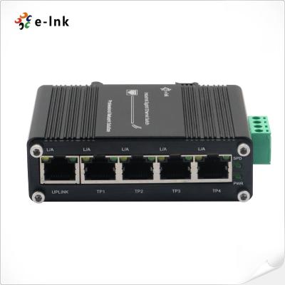 China Mini Industrial 5 puertos Gigabit (PoE) Switch Ethernet en venta