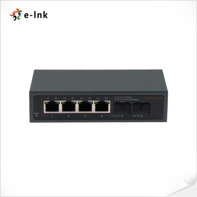 China 4x2.5Gbps Puertos RJ45 + 2 x10G Puertos de fibra SFP + Switch Ethernet en venta