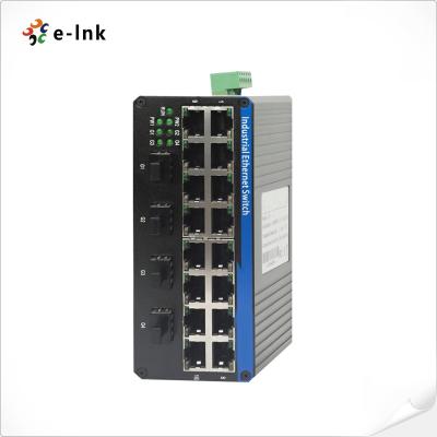 China 16 portas 10/100Base-T + 4 portas 1000Base SFP Industrial Ethernet Switch à venda