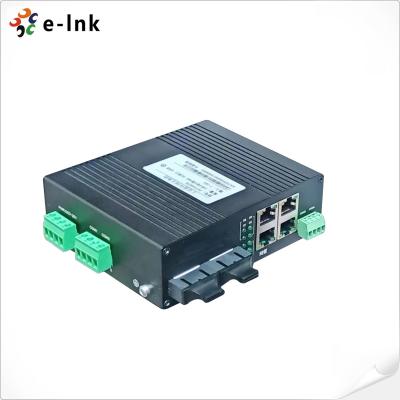 China L2+ Industrial 4 portas 10/100TX + 4 portas RS485 + 2 portas 100FX Switch Ethernet gerenciado por anel à venda