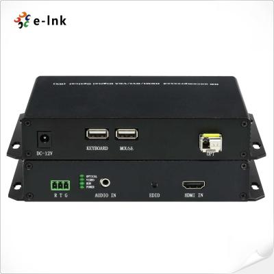 China 1/2/4/8Ch HDMI glasvezel met externe audioverlenger Te koop