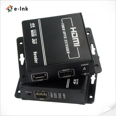 China Extensor de fibra óptica 4K HDMI KVM à venda