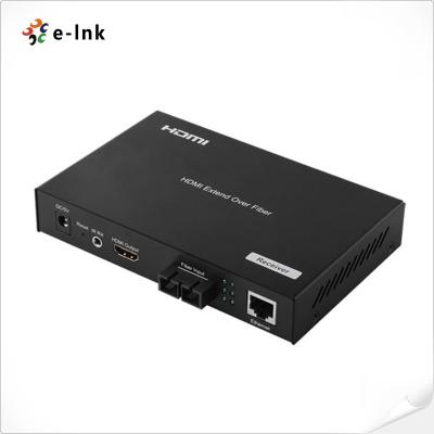 Κίνα 1-Ch HDMI Video + 1-Ch 10 100M Ethernet μέσω Fiber Extender προς πώληση