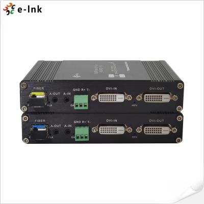 中国 1Ch 1080P ビディ DVI + 1Ch ビディ RS232 + 1Ch ビディ ステレオ オーディオ + GPIO ファイバー エクステンダー 販売のため