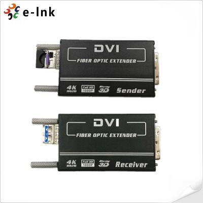 中国 ミニ 4KX2K DVI ファイバートランシーバー MM 300M オート EDID 販売のため