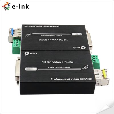 Chine Extendor mini à fibre optique 4K DVI avec RS232 à vendre