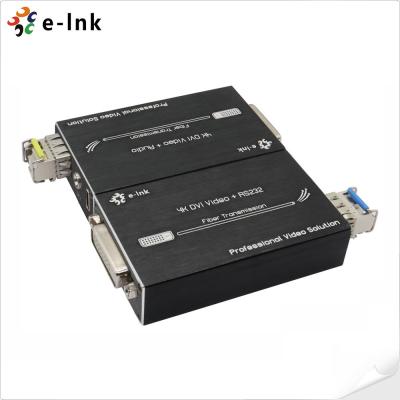 Chine Mini 4K DVI Extender à fibre optique avec audio stéréo à vendre