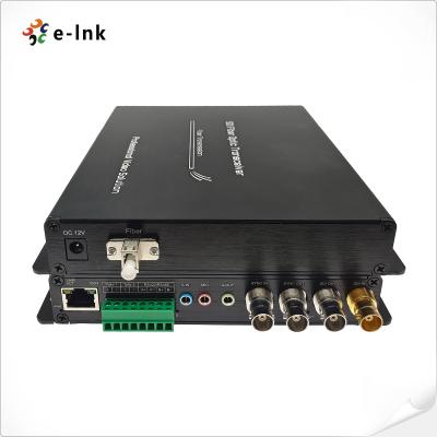 China 1Ch BIDI 3G-SDI Video + 2Ch Backward Analog Audio + 1Ch BIDI RS422 + 1Ch 100M Ethernet + 1Ch Backward Tally + 1Ch Backward Analog Tri-level Sync over Fiber Extender for sale