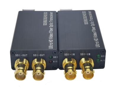 China Mini 24G-SDI naar vezelconverter met 2 x 12G-SDI 1*LC vezel Te koop