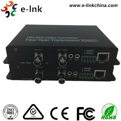 China SD/HD/3G-SDI + RS485/RS422/RS232 Dados + Ethernet 10/100M através de conversor de fibra à venda