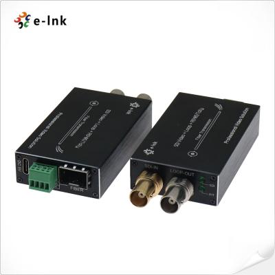 China Mini-type 3G-SDI to Fiber Converter with Tally & Reverse RS485 à venda