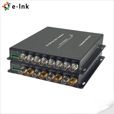 China 4-Channel 3G-SDI Fiber Converter with RS485 & Tally for sale