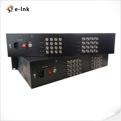 China 32 CH AHD CVI TVI Over Fiber Converter Metal Case For 720P 960P 1080P Camera for sale