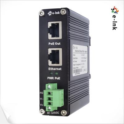 China 36W 320VDC industrieller Gigabit Gigabit Poe-Adapter PoE-Injektor-Cat5 UTP zu verkaufen