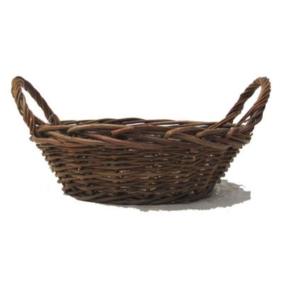 China 2020 New Design Brown Vintage Viable Color Customized Size Willow Garden Basket Viable Hot Sale for sale