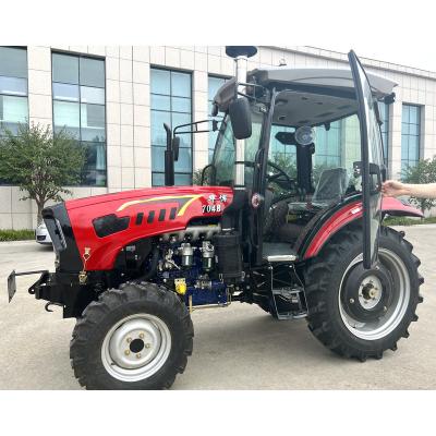 China Farms Mini Tractor 50 60 Hp 70hp 4wd Diesel Farm Machinery Equipment Agriculture Farm Tractor for sale