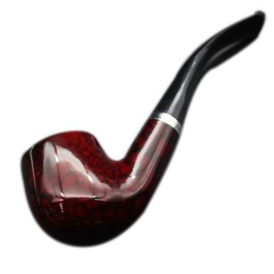 China Minimalist Curved Imported Briar Long Handle Three-Way Pipe Reading Pipe Men's Smoking Set Gifts Dual-Use for sale