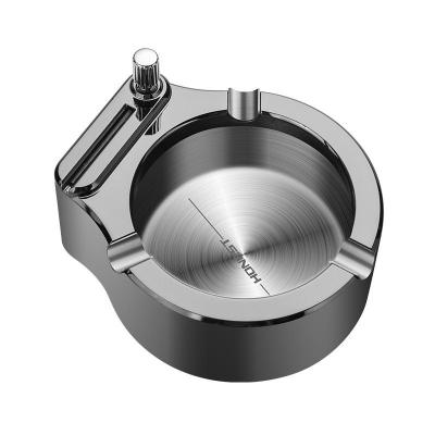 China Modern Unbreakable Smoking Ashtray Smoking Ashtray with Logo Stainless Steel for Bars, KTVs or Hotels for sale