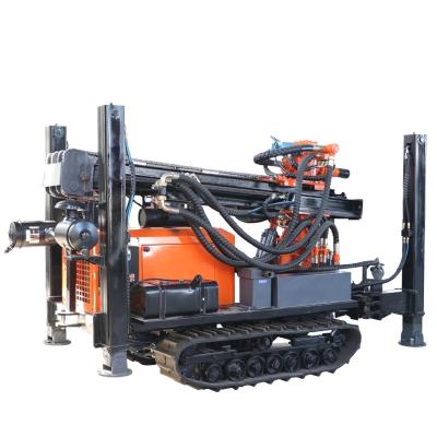 China Cultivate JK-DR180 easy to operate depth 180m depth 180m crawler diesel rotary portable rubber water well drilling rig for sale