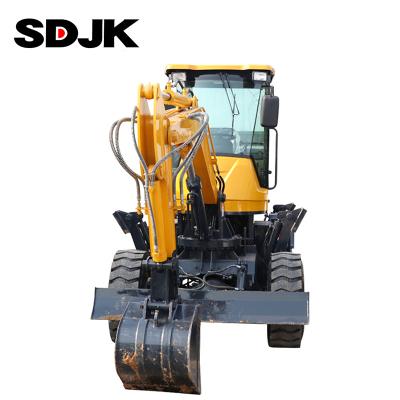 China Easy Operation CE Approved Wheel Excavator Digger Machine for sale