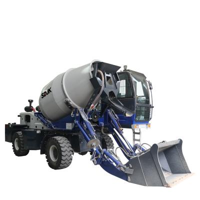 China Building Material Shops 2 CBM Construction Equipment Drum Mixer Machine Portable Concrete Cement for sale