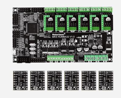 China 100% Original Rumba32 180MHZ 3D Printer 6 Motor Ports Control Plate 32 Bit Driver Support Marlin 2.0 MKS TFT TMC2209 TMC2208 for sale