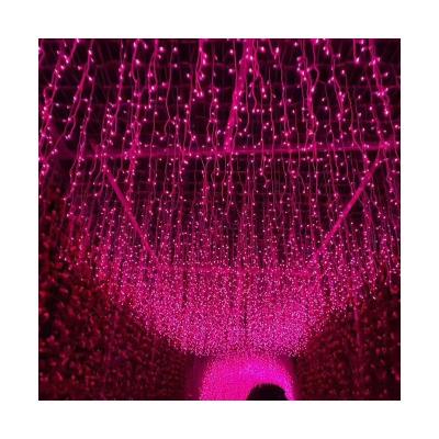 China Promotional White Curtain Light Sale LED Window Well Led Curtain String Lights 8 Modes With USB Power For Baby Room Party Decoration for sale