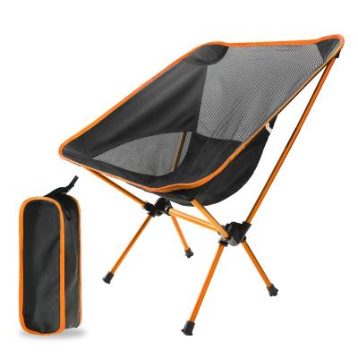 China Modern Ultralight Outdoor Folding Camping Chair Picnic Portable Leisure Beach Chair Fishing Foldable Hike Chair for sale