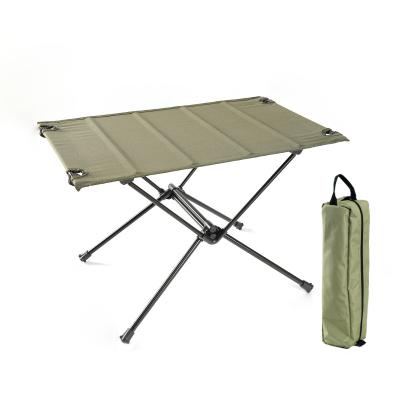 China Modern Outdoor Folding Aluminum Picnic Table Ultra Light Portable Collapsible Camping Table for sale