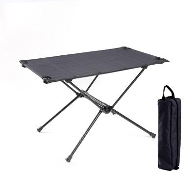 China High Grade Modern Hot Selling 600D Aircraft Aluminum Fabric Amazon Portable Folding Table For Outdoor Beach Camping Garden Park for sale