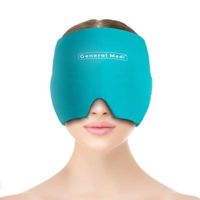 China Hot Selling Headache Ice Mask And Migraine Relief Ice Hat Headache Ice Mask For Migraines 22X16CM/600G for sale