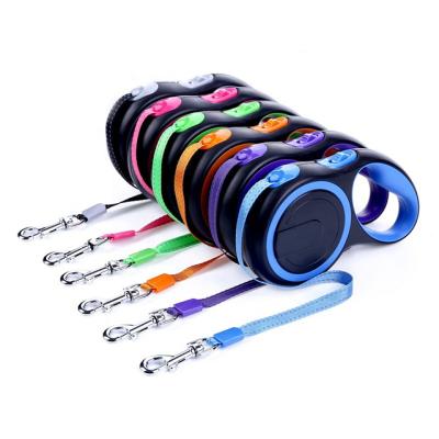 China Popular Automatic Telescopic Dog Leash Pet Traction Rope Leash And Dog Harness Set for sale