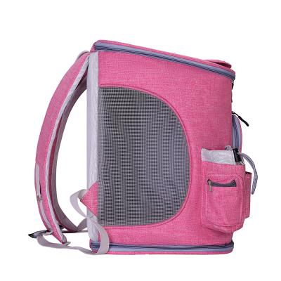 China Breathable High Value Mesh Window Folding Pet Bag Cat Bag Breathable for sale