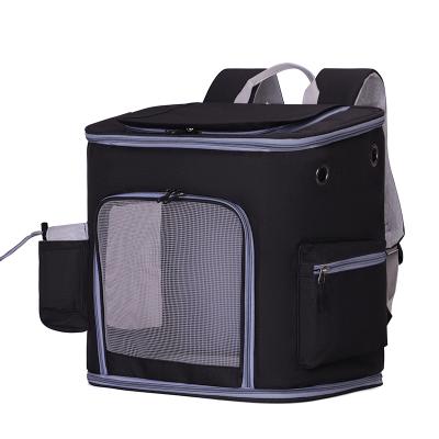 China Breathable High Value Mesh Window Folding Pet Bag Cat Bag Breathable for sale