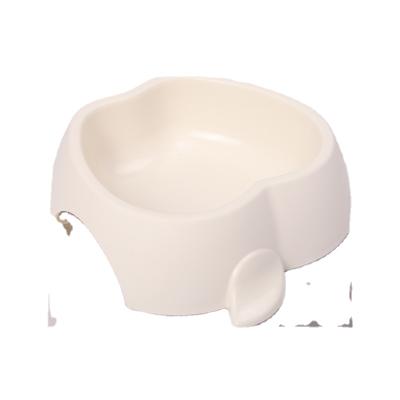 China New Design Simple Pet Color Apple Conductive Pet Shape Plastic Pet Bowl for sale