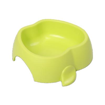 China Custom Non Slip Dog Cat Food Plastic Pet Bowl With Apple Shape Water Feeder For Sale for sale