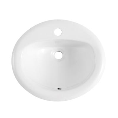 China Modern Sanitary Ware Bathroom Sinks Basin Ceramic White Under Counter Basin Sink For Bathroom for sale