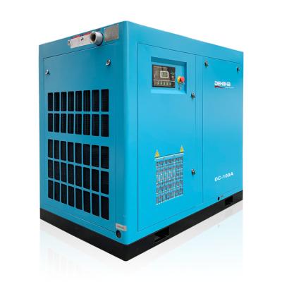 China Hot Sale Lubricated Direct Driven Electric Screw Air End Rotor 75kW 100HP Rotary Screw Compressor for sale