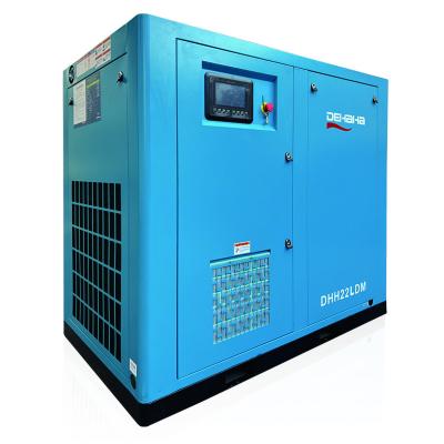 China OIL-LESS 3~5 Bar Low Pressure 22kw Low Noise Double Stage Screw Air Compressor For Textile Industry for sale