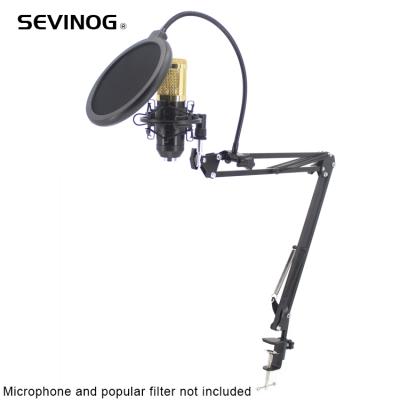 China Hot selling microphone stand studio music podcast microphone. rack with low price for sale