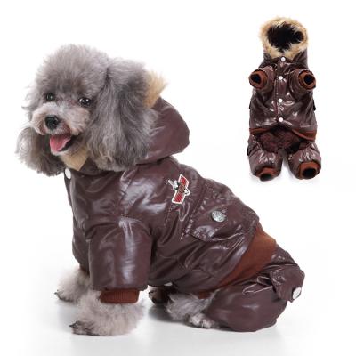 China Sustainable Amazon Hot Dog Clothes Air Force Costume Dog Apparel Pet Clothing Winter Quadruped Clothing for sale