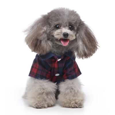 China Sustainable China Professional Manufacture Two Pet Blue Vest Shirts Pet Clothing for sale