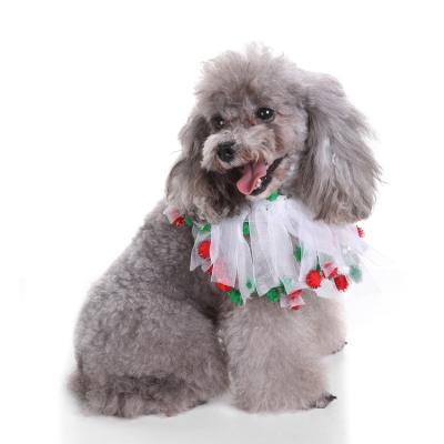 China Durable Durable Using Low Price White Christmas Custom Pet Collar Dogs Dog Collar for sale