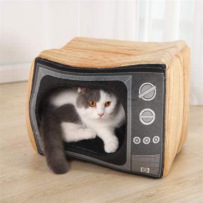 China Microwave Viable Warm Winter Creative Kennel Fun Pet Cat Litter Pet Cat Litter for sale