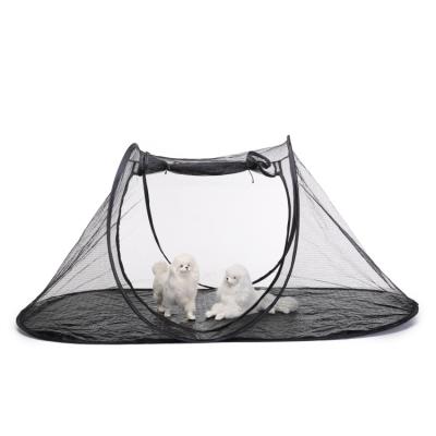 China Hot-selling Travel Dog Cage Can Be Folded For Storage Pet Tent Cat And Dog Travel Outdoor Pet Cage for sale