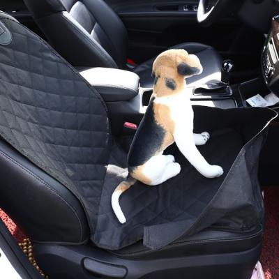 China Black Pet Car Front Seat Protective Pad Car Travel Anti-dirty and Wear-resistant Supplies Pet Protector Suitable for Cats and Dogs for sale