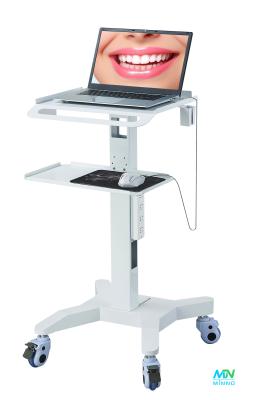 China Carruaje médico Equipo de laboratorio dental rueda silenciosa portador de escáner 3D oral host carro móvil con toma de freno Dentis en venta