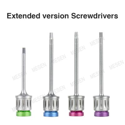 China 30mm 37mm Dental Extended Version Implant Screwdrivers Universal Prosthetic Kit for sale