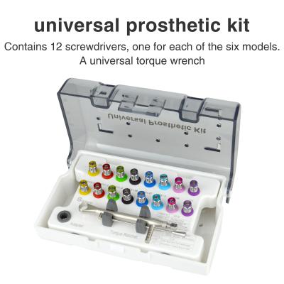 China Universal Prothesis Kit 16 schroeven en een universele sleutel Precieze afmetingen / Abrasiebestendig Te koop